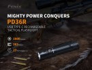 Fenix PD36R Lommelykt 1600 Lumen thumbnail