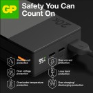 GP Powerbank M2+ 20000 mAh Grå thumbnail