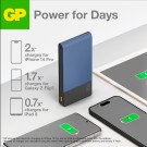 GP Powerbank M2+ 10000 mAh Blå thumbnail