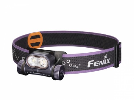 Fenix HM65R-T V2.0 Hodelykt 1600 Lumen Lilla