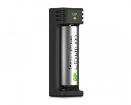 GP 18650 Batteri 3350 mAh + Lader